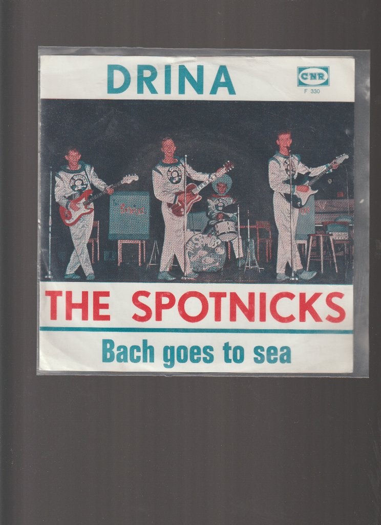 THE  SPOTNICKS  --  DRINA  //  ROCK, Cd's en Dvd's, Vinyl Singles, 7 inch, Zo goed als nieuw, Rock en Metal, Fotohoes