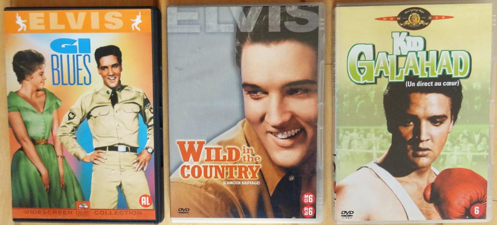 ELVIS  3 bioscoopfilms op DVD's, Vanaf 6 jaar, Ophalen of Verzenden, Zo goed als nieuw, Actie