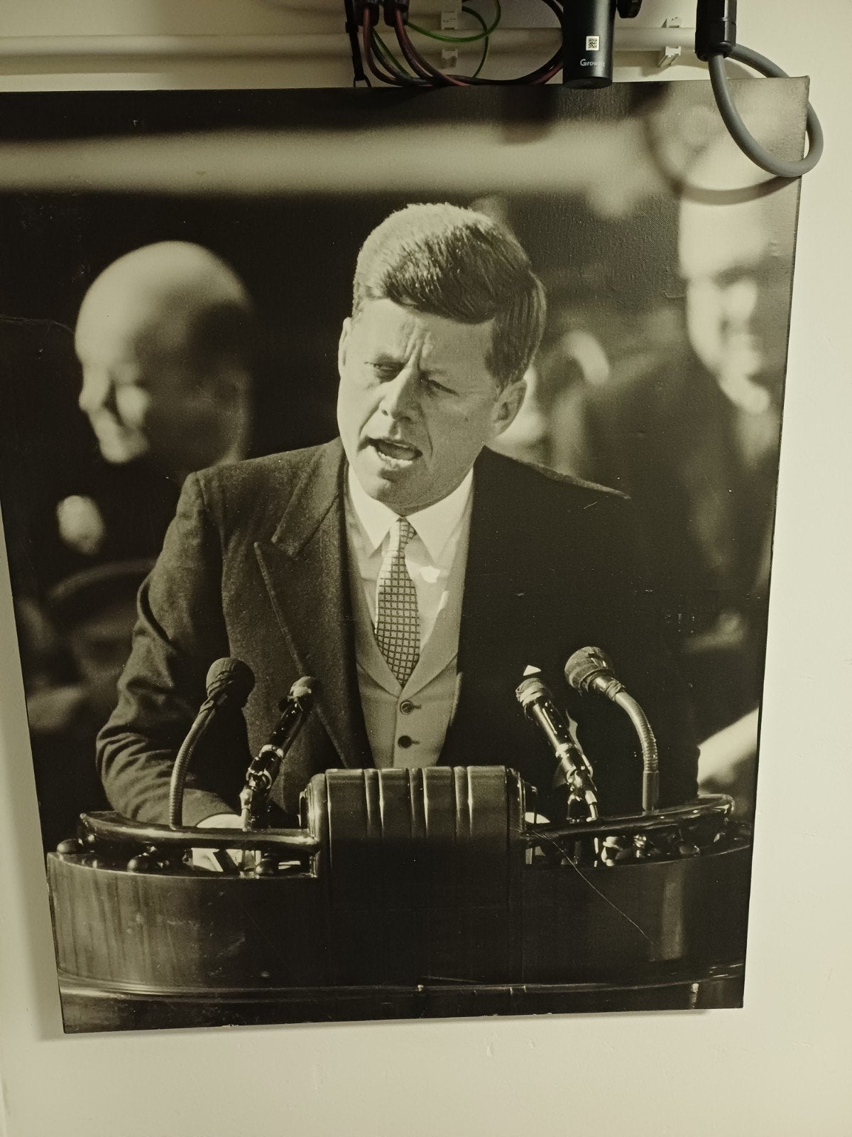 collecters item kennedy op doek, Ophalen of Verzenden