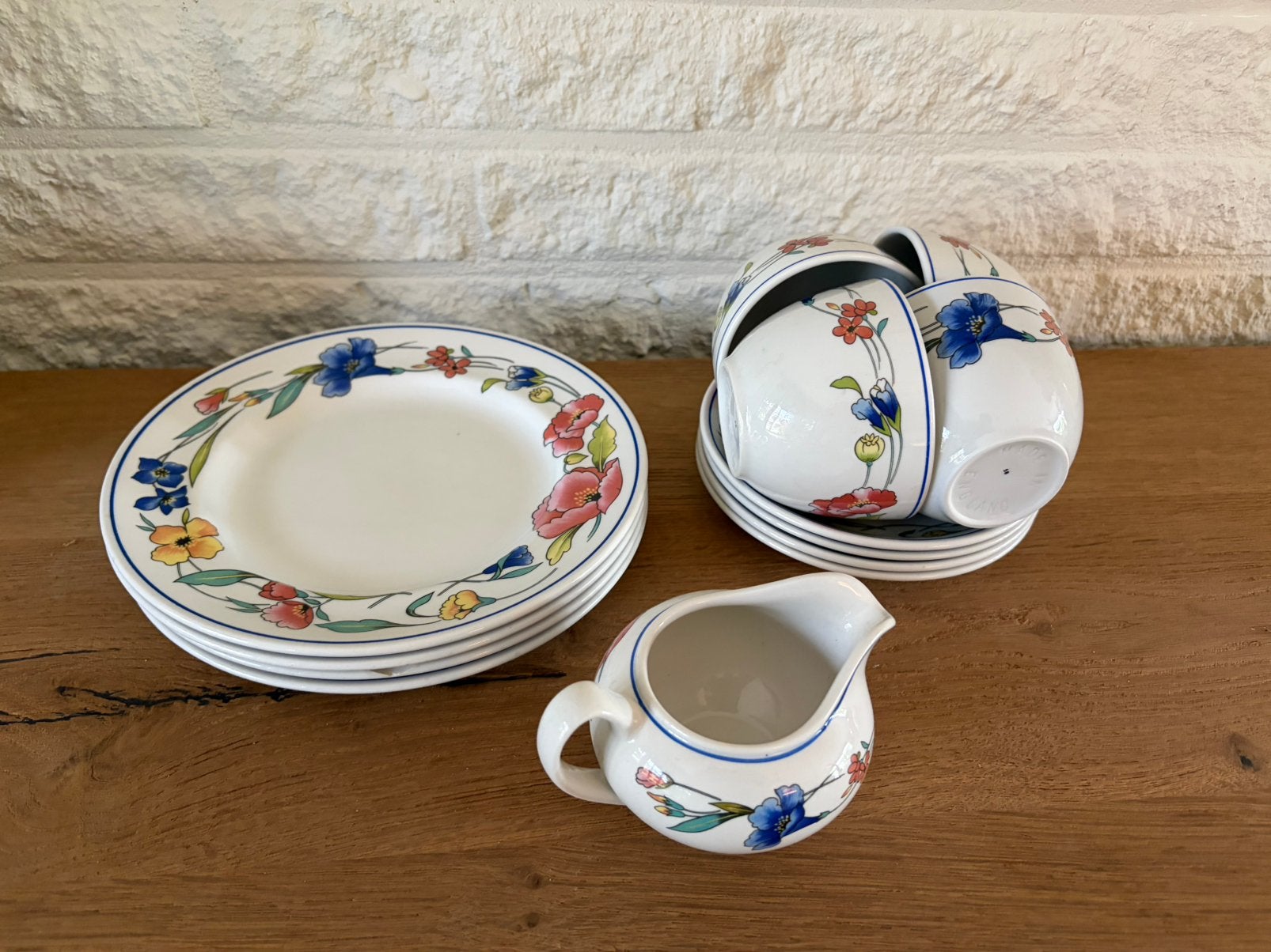 Zgan Alpine Meadow ontbijtservies, Huis en Inrichting, Keuken | Servies, Ophalen of Verzenden, Zo goed als nieuw, Overige stijlen