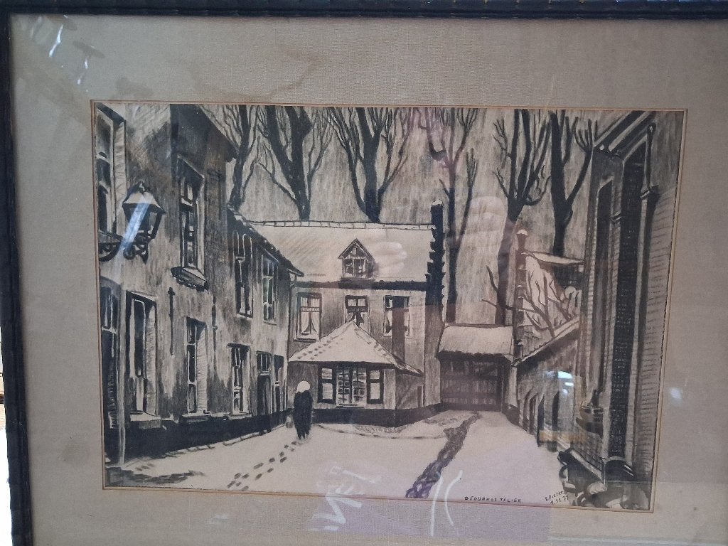 Begijnhof Telier, Antiek en Kunst, Overige stijlen, Overige technieken, Gedateerd, Ophalen of Verzenden