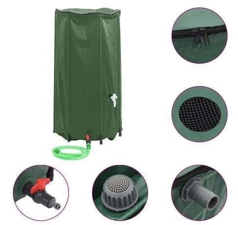 Inklapbare watertank 100 t/m 1350L regenton GRATIS VERZENDEN, Kunststof, Met kraantje, 150 liter of meer, Verzenden