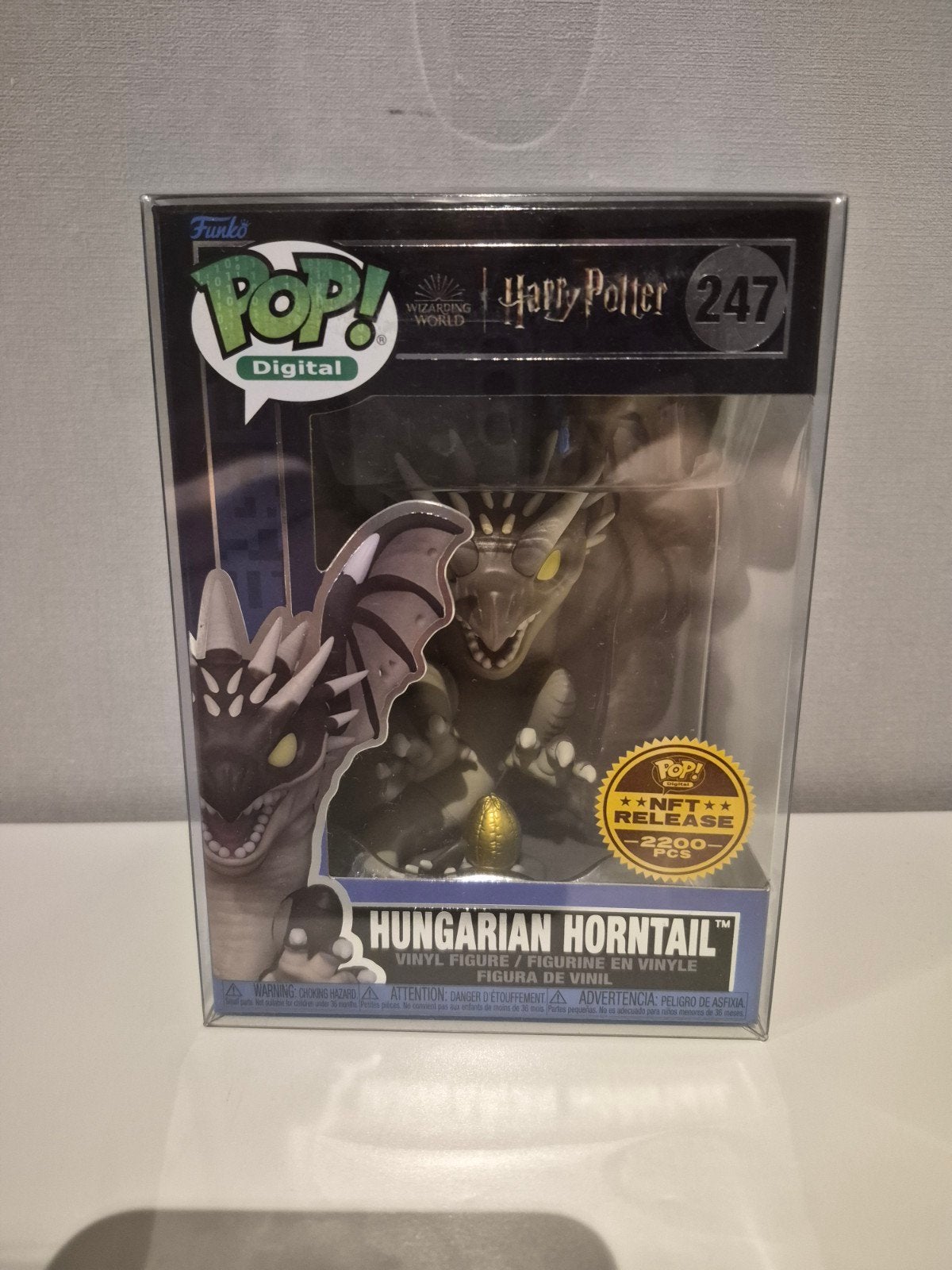 harry potter nft funko pop hungarian horntail 247, Ophalen of Verzenden, Zo goed als nieuw