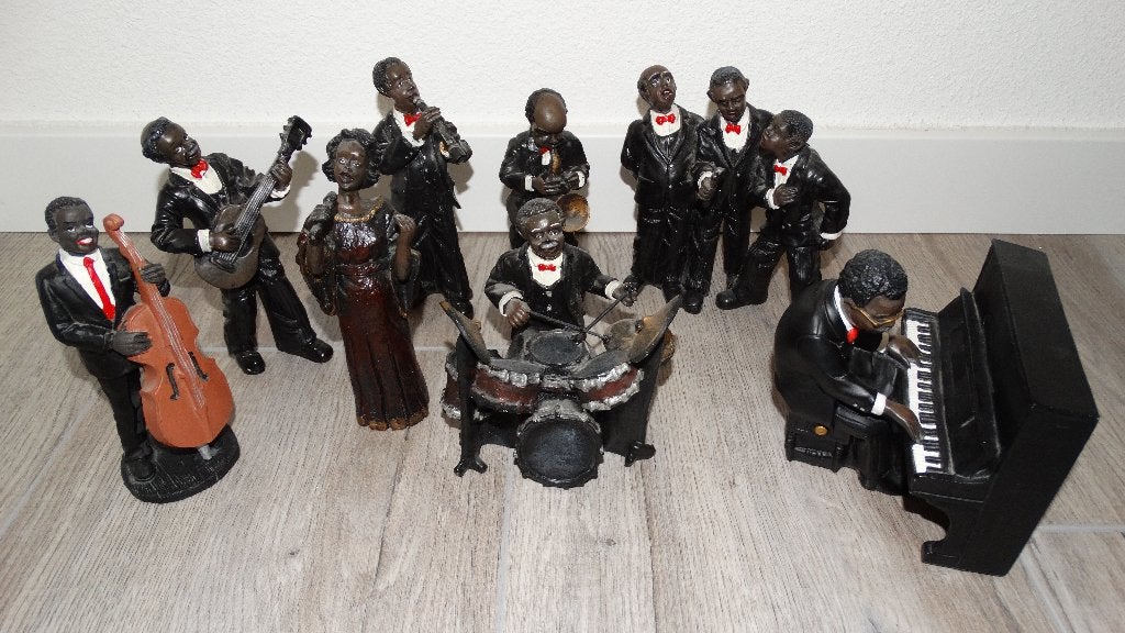 jazz beeldjes, Ophalen, Zo goed als nieuw, Mens