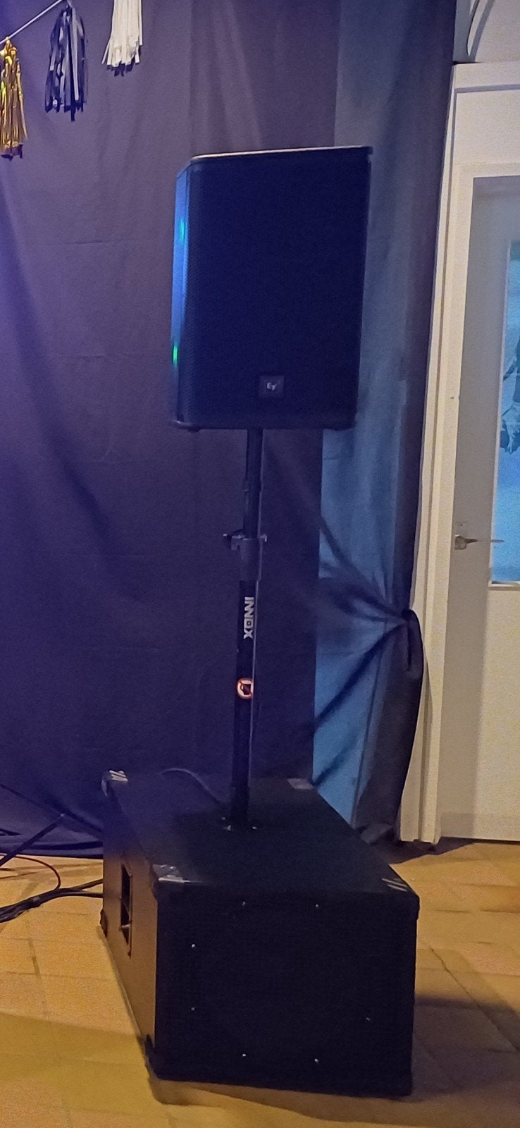 Electrovoice tops, subwoofers, versterkers enz in nieuwstaat, Ophalen, Zo goed als nieuw, 1000 watt of meer, P.A.
