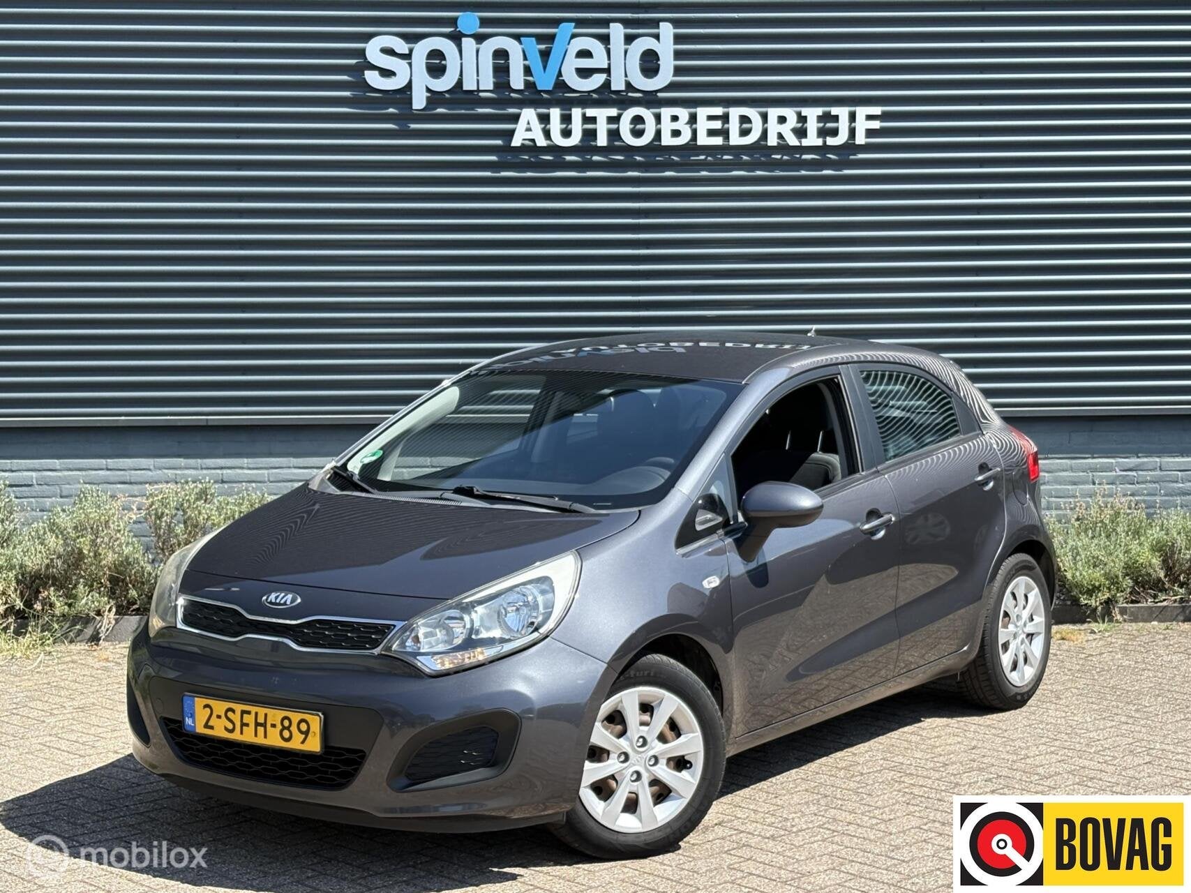Kia Rio 1.2 CVVT Comfort Pack - Navi - Airco - Nap -, Auto's, Euro 5, Parkeersensor, 4 cilinders, Origineel Nederlands