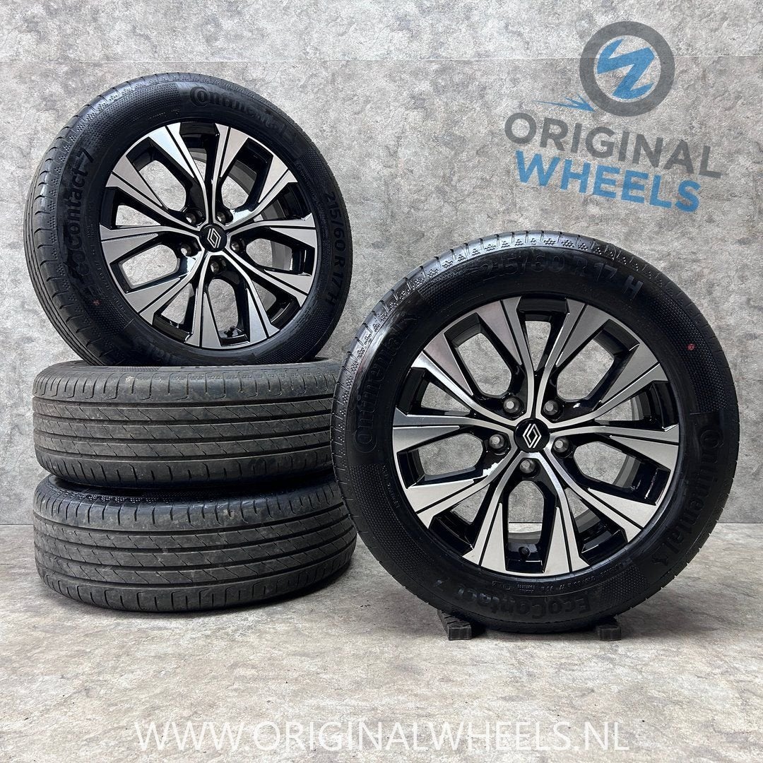 17 inch originele velgen + zomerbanden Renault Captur Arkana