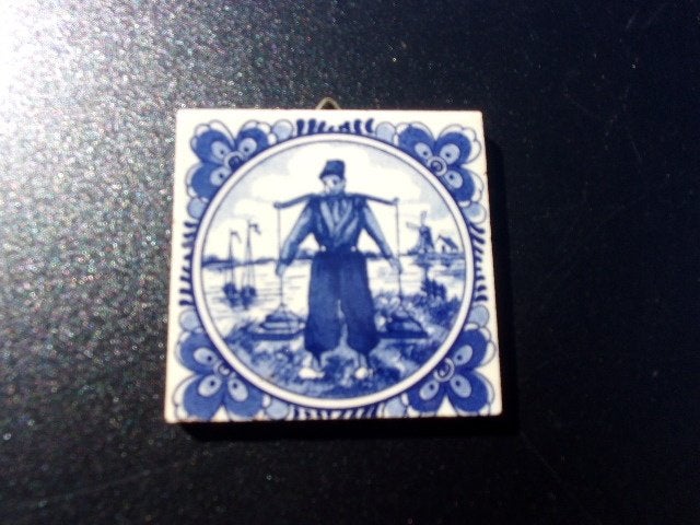 tegeltje delfts blauw, Ophalen of Verzenden