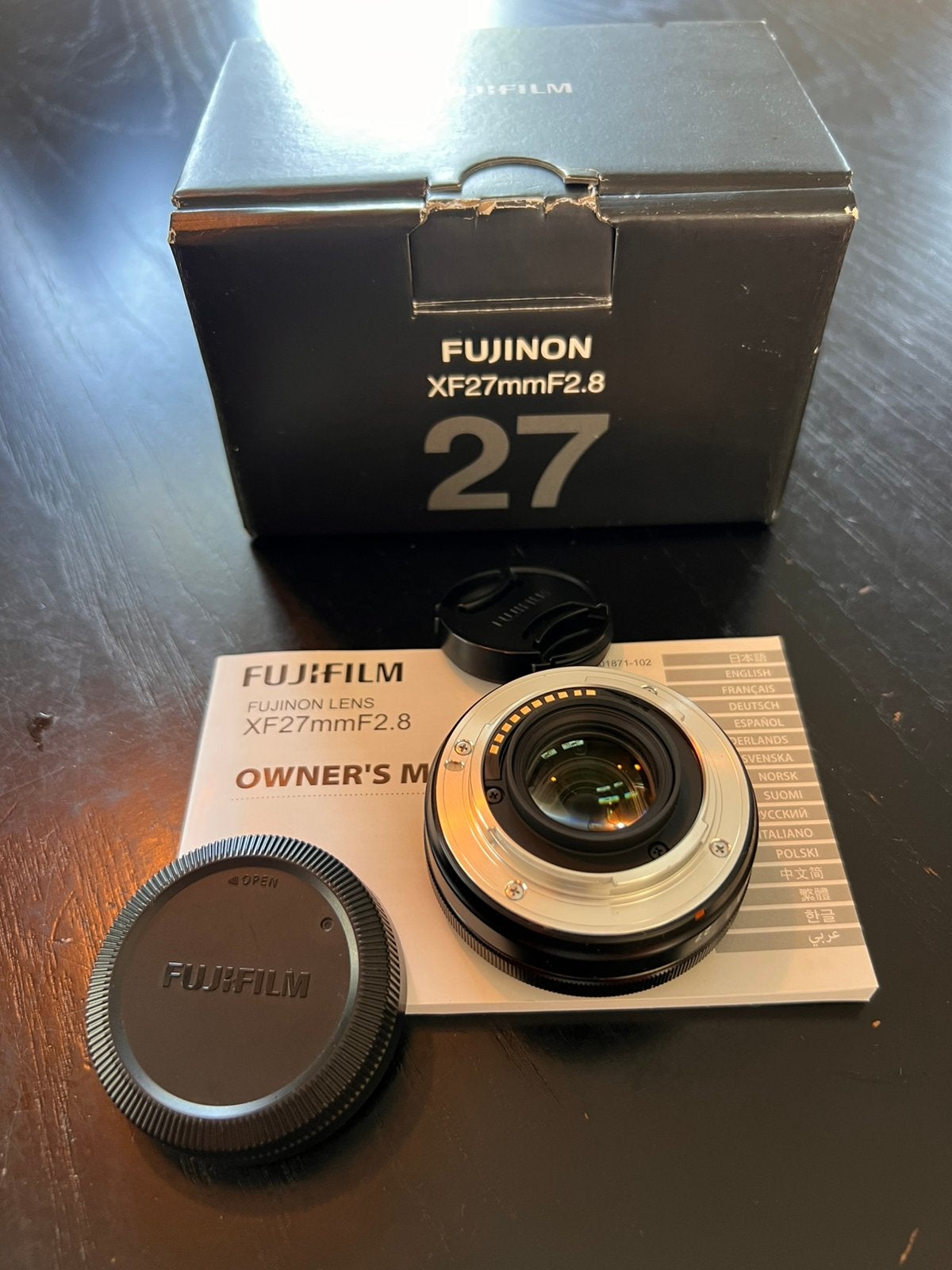 Fujinon XF27 mm F 2.8 pancake lens, Audio, Tv en Foto, Ophalen of Verzenden, Zo goed als nieuw