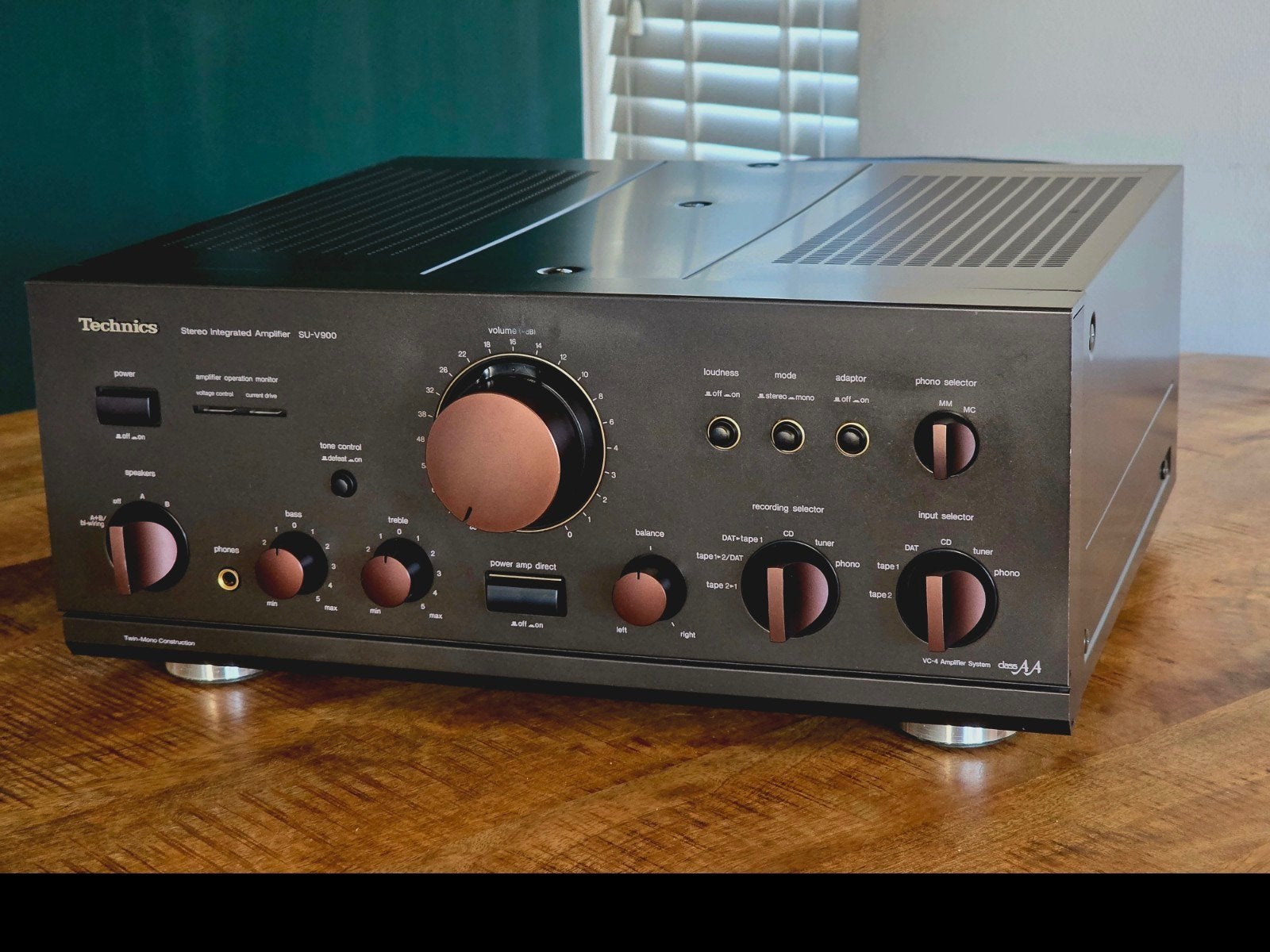 Technics SU-V900 – High-End Class AA Stereo Versterker, Audio, Tv en Foto, Ophalen, 120 watt of meer, Overige merken