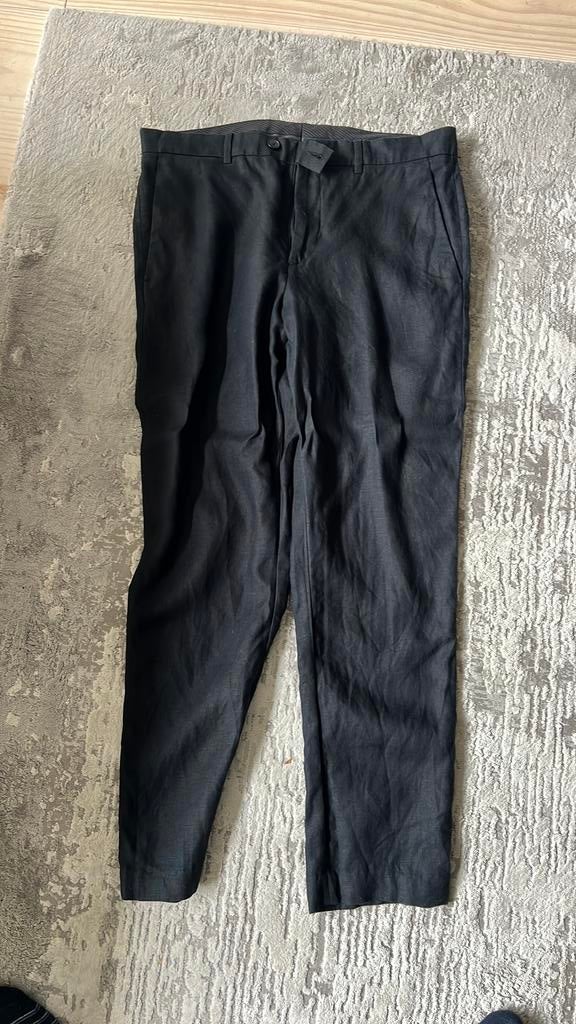 Zwarte pantalon maat 50 voor gala H&M, Ophalen of Verzenden, Zo goed als nieuw, Maat 48/50 (M), Zwart