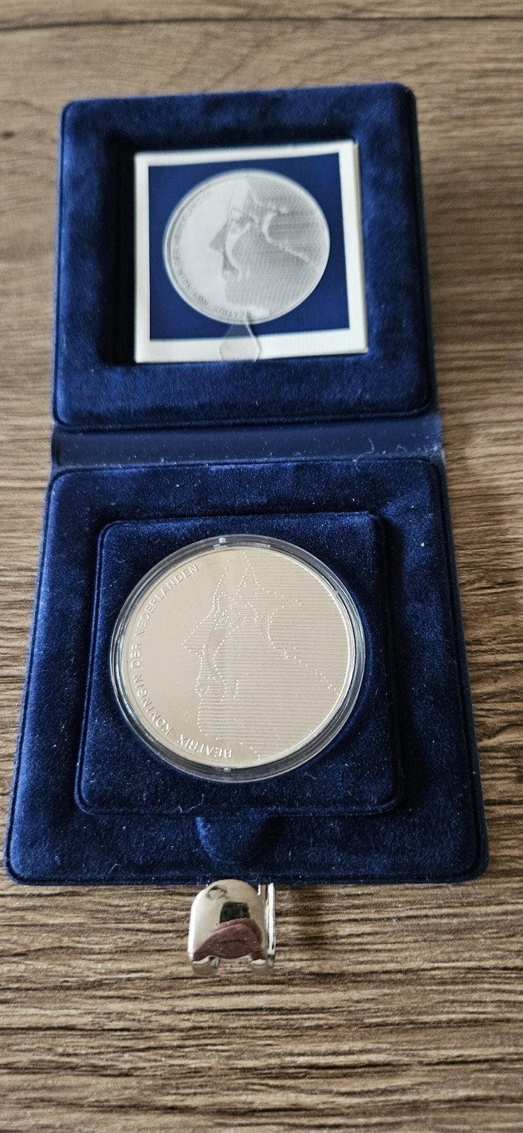 zilveren 50 gulden proof 1984 Willem van oranje, Koningin Beatrix, Zilver, Ophalen of Verzenden, Losse munt