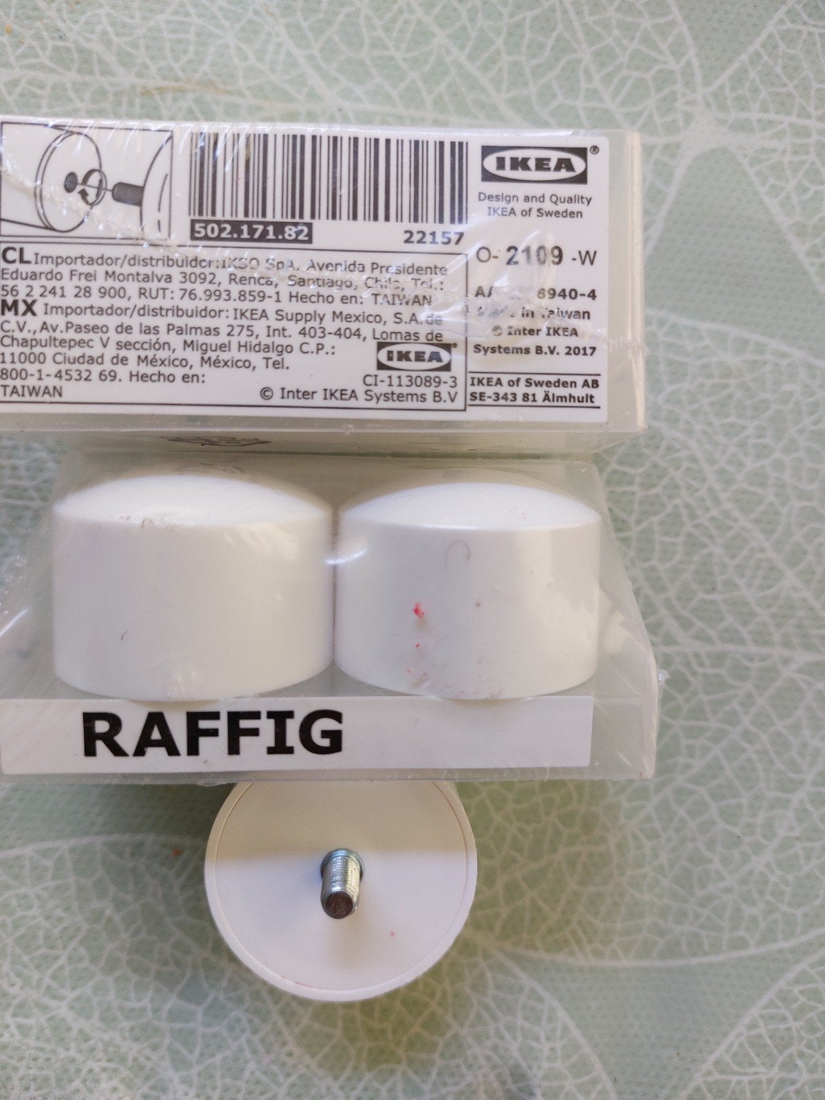 IKEA RAFFIG Eindstukken voor Gordijnroede (5 stuks), IKEA, Ophalen of Verzenden
