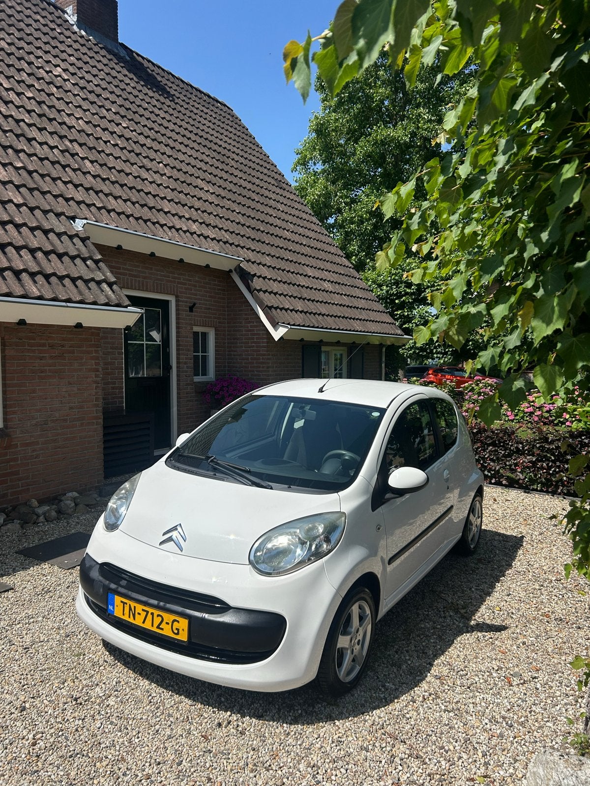 Citroën C1 2008 Wit  144 d km Airco, Voorwielaandrijving, 4 stoelen, C1, Handgeschakeld