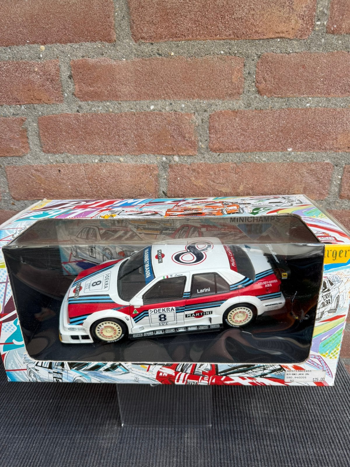 1:18 UT/Minichamps Alfa Romeo 155 V6 ti DTM #8 ….. 65,-, Ophalen of Verzenden, Zo goed als nieuw, Overige merken