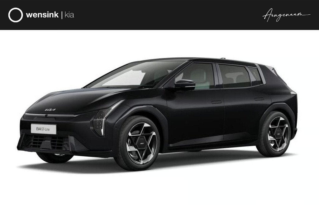 Kia EV4 GT-Line Business Edition 81.4 kWh | Adaptieve cruise, Auto's, Kia, 81 kWh, 510 min, Zwart, 204 pk