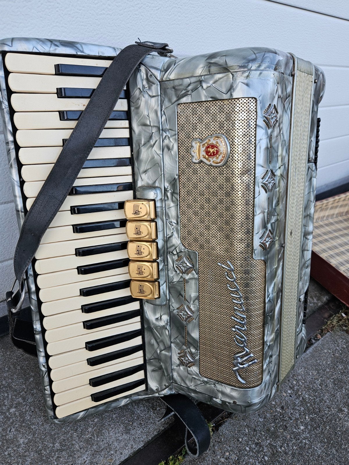 Accordeon Marinucci, Ophalen, Gebruikt, Met koffer, Marinucci