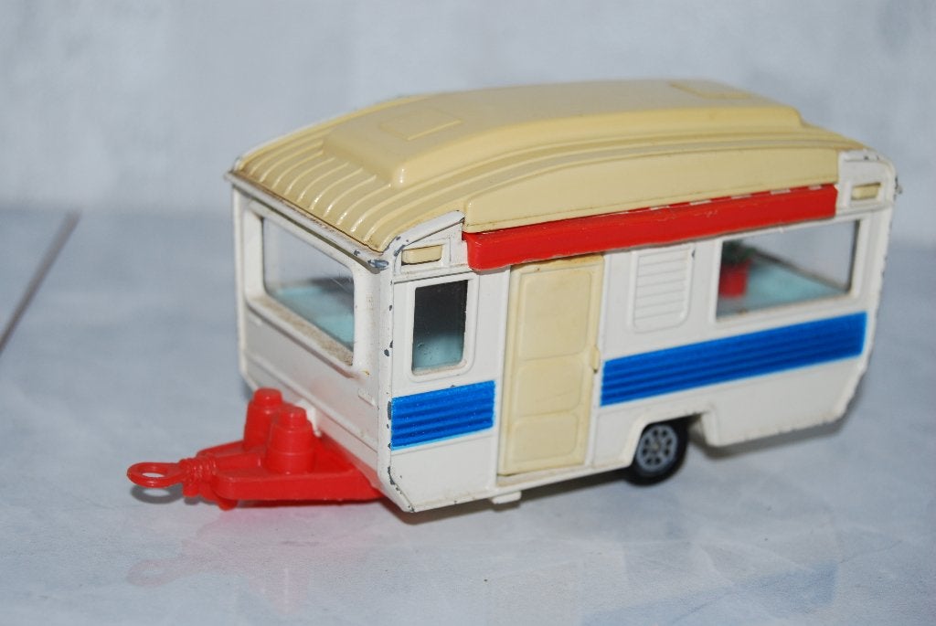Corgi 490 Touring Caravan, Ophalen of Verzenden, Gebruikt, Overige typen, Corgi