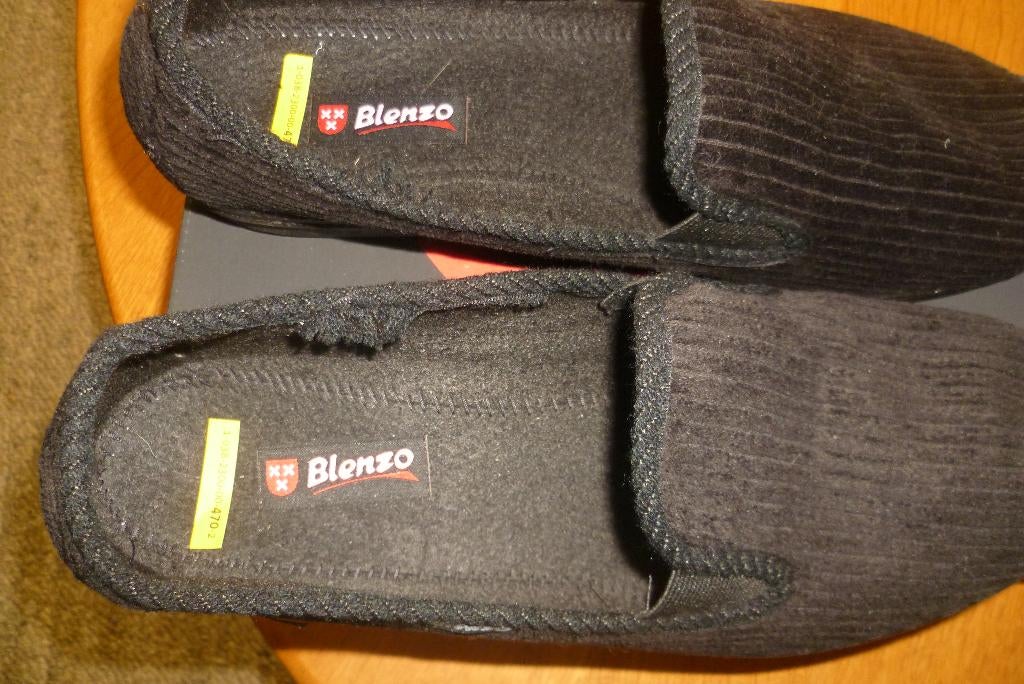 Blenzo - herenpantoffel - maat 47 - nieuw, Ophalen, Blenzo, Zwart, Nieuw