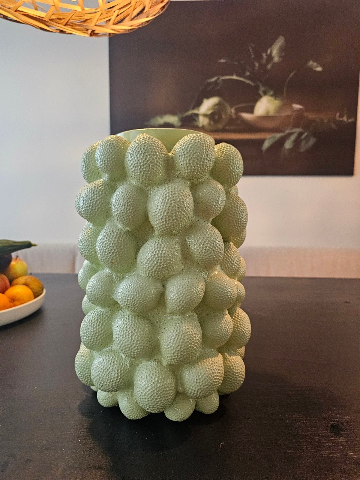 limoenvaas 32 cm hoog, Huis en Inrichting, Woonaccessoires | Vazen, Ophalen, Kunststof, Gebruikt, 32 cm