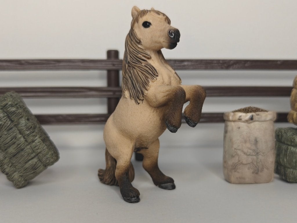 Schleich Shetlander hengst 13775, Ophalen of Verzenden, Zo goed als nieuw