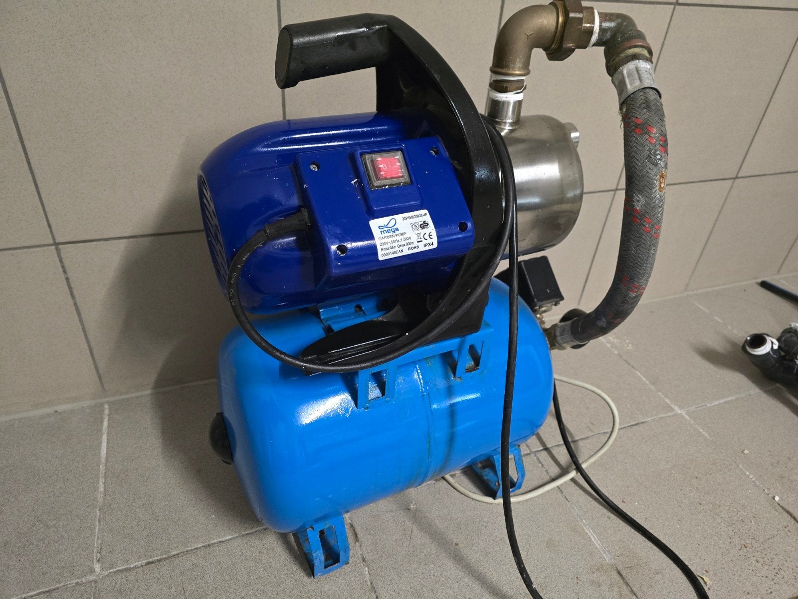 water druk pomp, Doe-het-zelf en Verbouw, Ophalen, Zo goed als nieuw, 1200 watt of meer, Overige typen