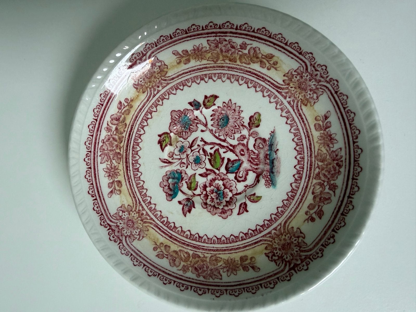 Antiek Wood & Sons Burslem "Dorset" bord, Ophalen of Verzenden