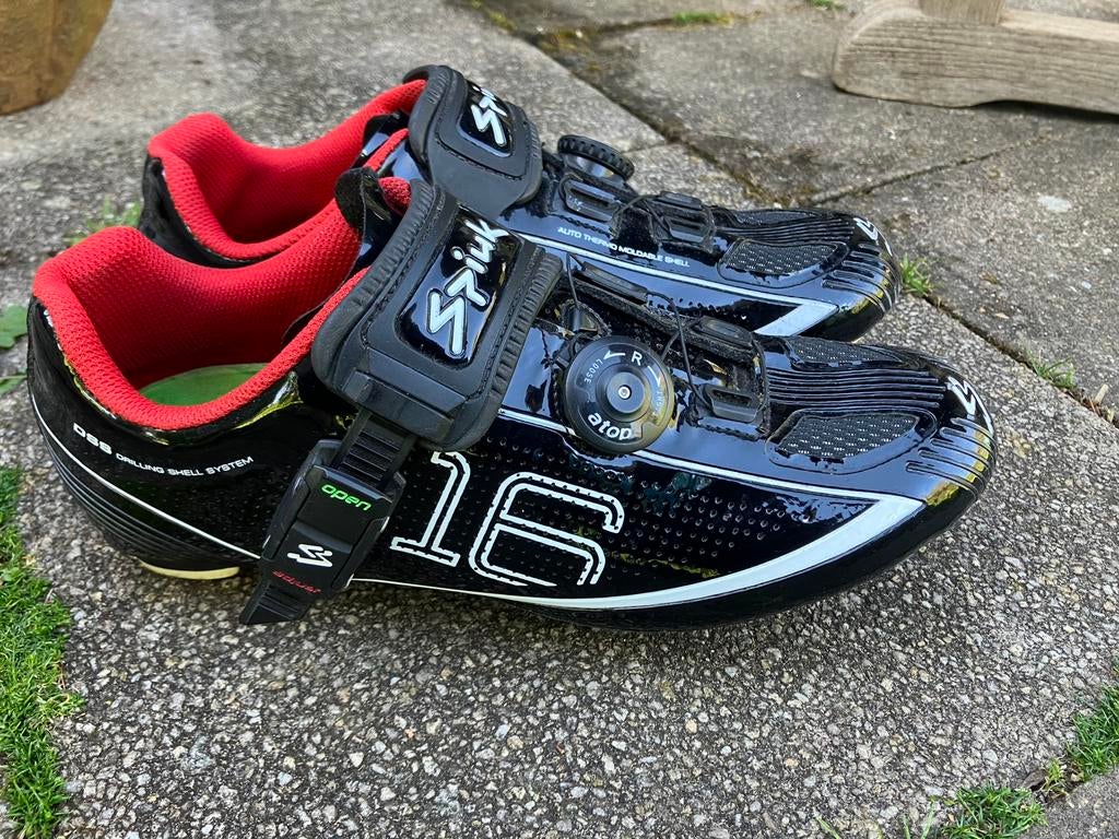 ❤️ Spiuk FIETSSCHOENEN raceschoenen zwart 42 - 40 40.5 boa, Ophalen of Verzenden, Gebruikt, Overige maten, Schoenen