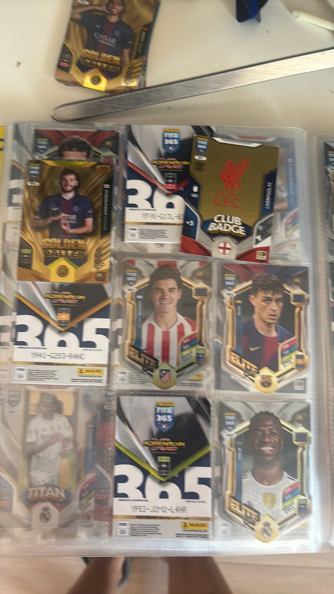 Panini 365 2026 verkopen niet ruilen!, Ophalen of Verzenden, Zo goed als nieuw, Meerdere plaatjes