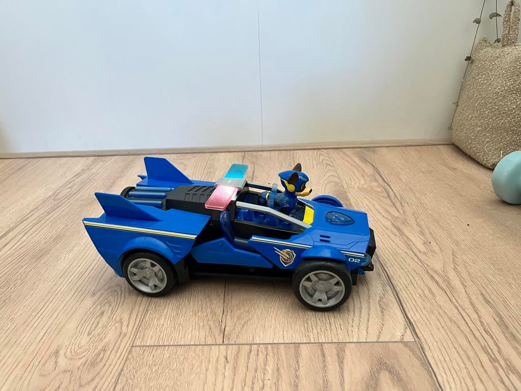 Paw Patrol Mighty Movie uitklapbare motor met licht en gelui, Ophalen of Verzenden, Zo goed als nieuw