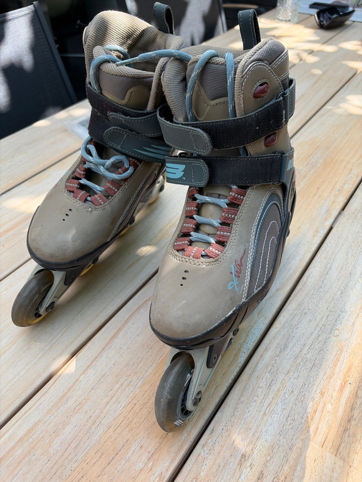 Dames Inline skates Bauer, maat 39, Sport en Fitness, Skeelers, Ophalen, Gebruikt, Bauer, Inline skates 4 wielen