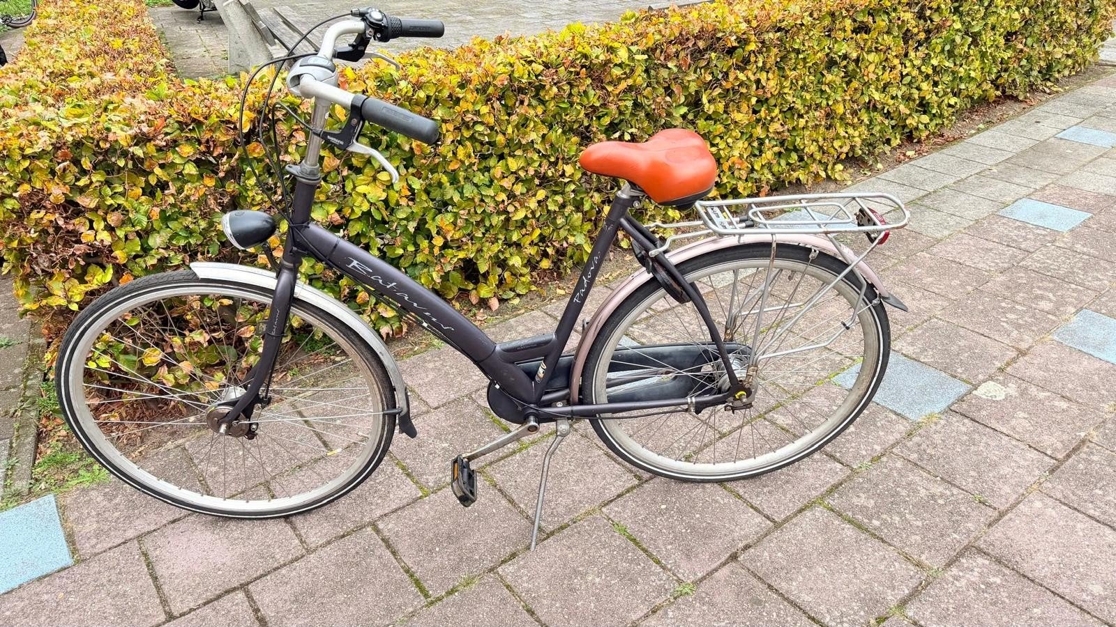 Batavus damesfiets met lage instap, Ophalen, Velgrem, Batavus, 53 tot 56 cm