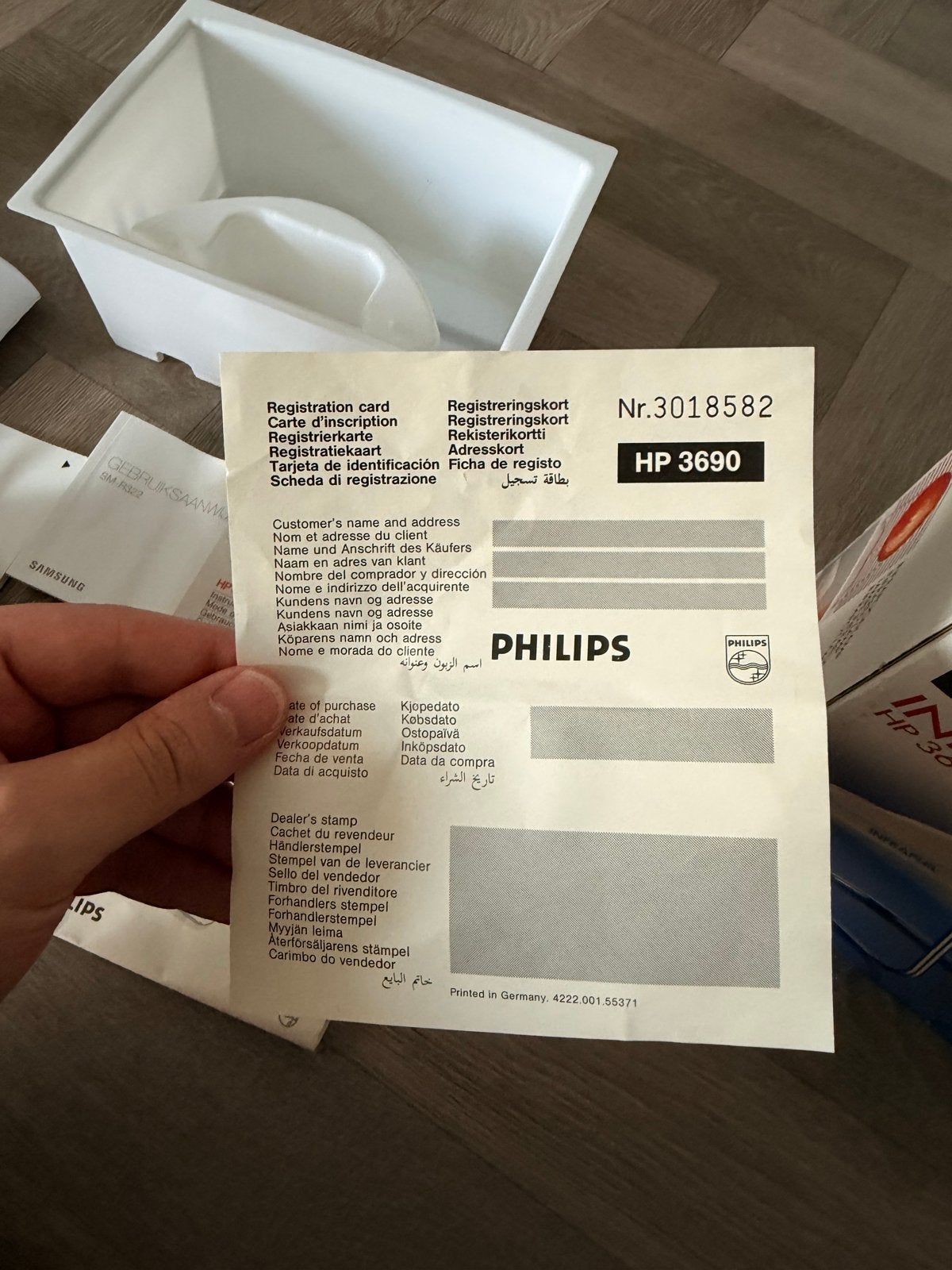 Philips Infraphil HP 3690 Infraroodlamp - Nieuw in doos, Ophalen of Verzenden, Nieuw, Overige typen