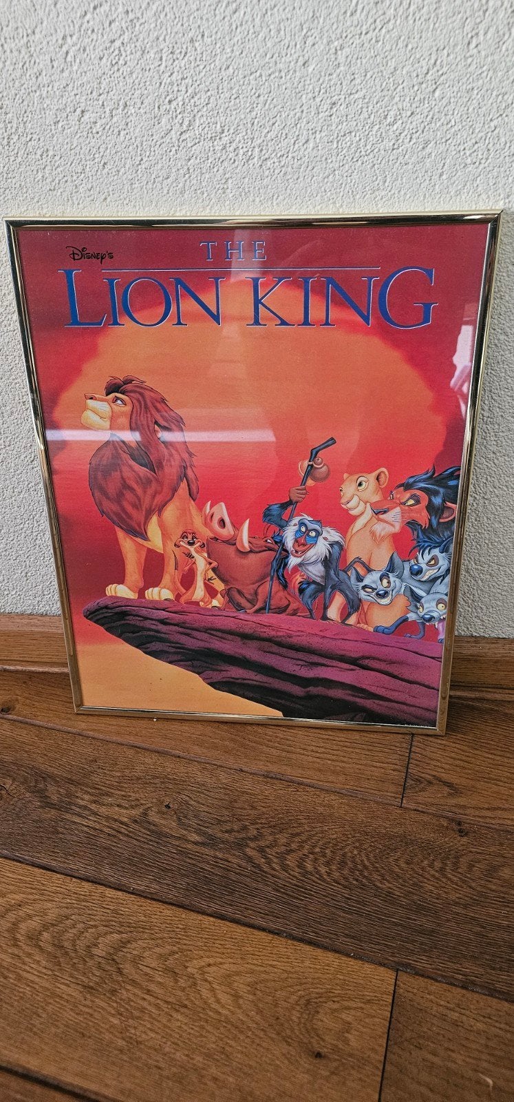 Lion King Schilderij, Huis en Inrichting, Ophalen, 50 – 75, Minder dan 50 cm, Gebruikt