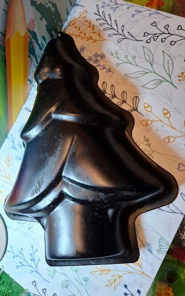 Kerstboom aluminium vorm Bakvorm, Hobby en Vrije tijd, Taarten en Cupcakes maken, Ophalen, Gebruikt, Taarten, Bakvorm