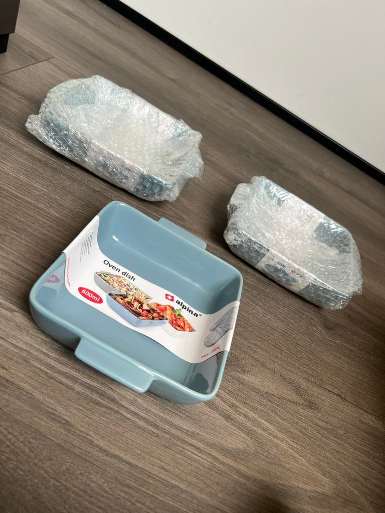 Set van 3 Alpina ovenschaaltjes - Nieuw, Nieuw, Ophalen of Verzenden, Steen/keramiek, Overige merken