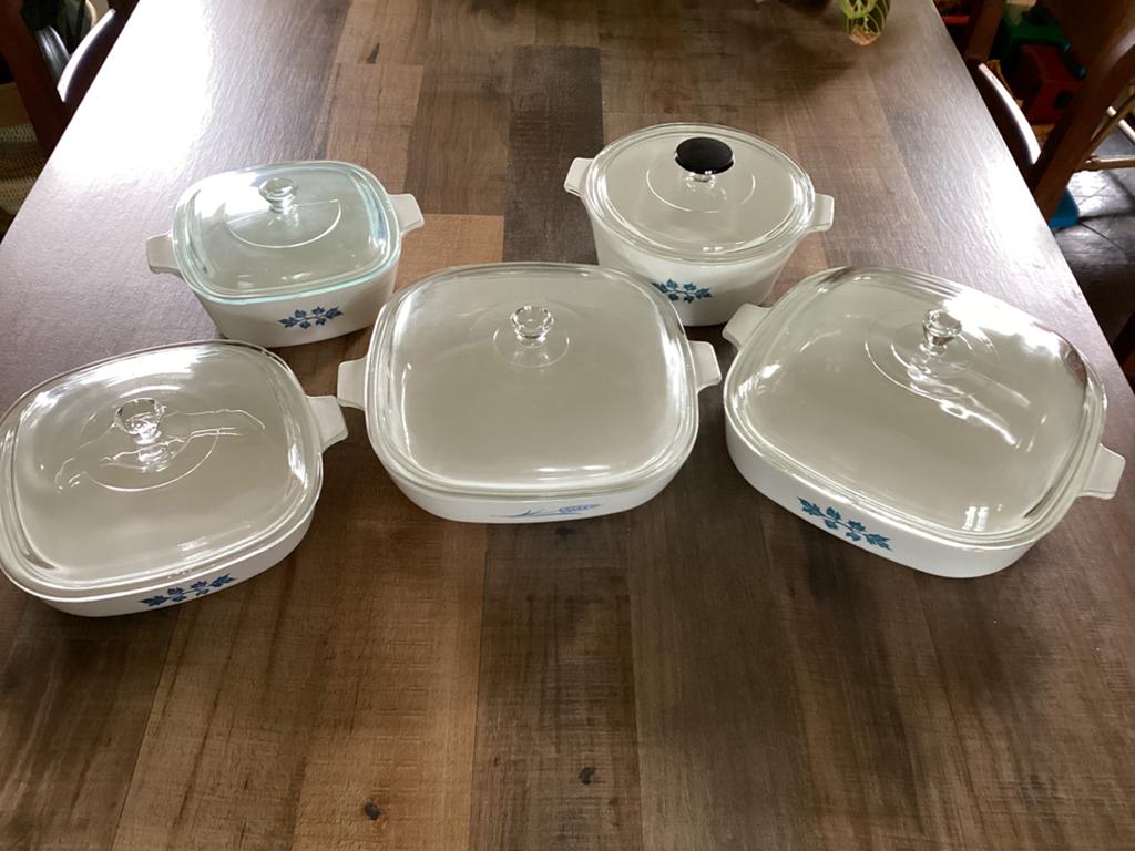 Pyroflam dekschalen 5 maten, Ophalen of Verzenden, Glas, Overige stijlen