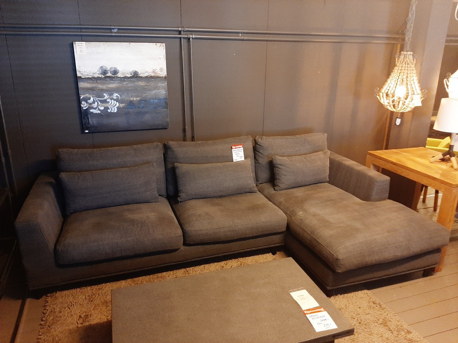 Lounge bank. Merk: room108 (gratis af te halen), Huis en Inrichting, Banken | Bankstellen, Ophalen, Gebruikt, Vierpersoons of meer
