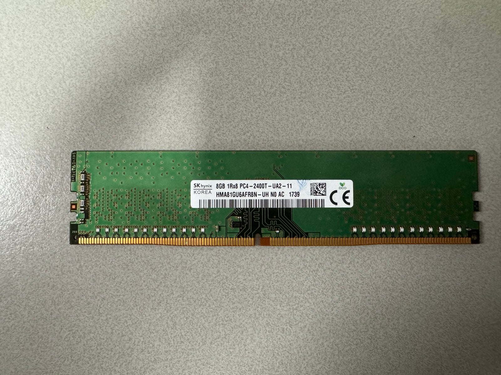 SK Hynix 8GB DDR4 2400MHz Desktop RAM, Gebruikt, DDR4, 8 GB, Ophalen of Verzenden