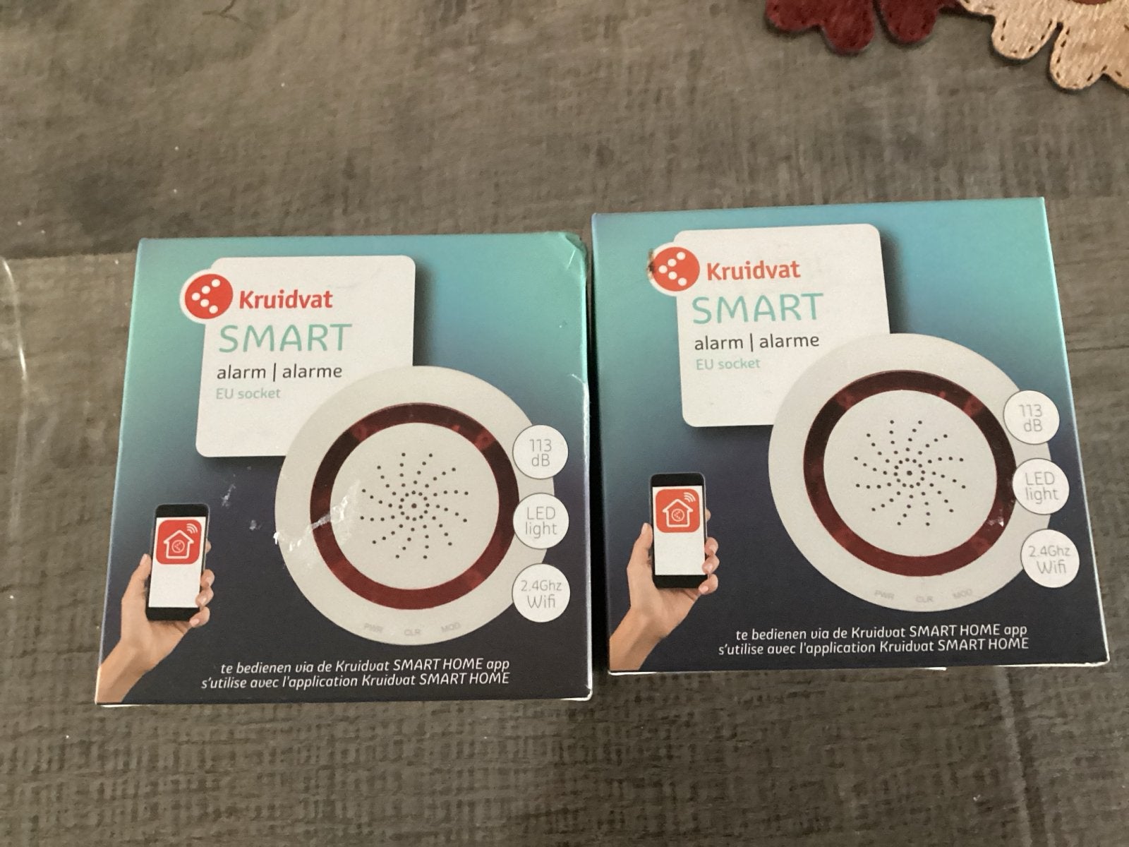 Kruidvat Smart Alarm EU Socket (2 stuks), Doe-het-zelf en Verbouw, Beweging, Nieuw, Ophalen of Verzenden, Compleet systeem