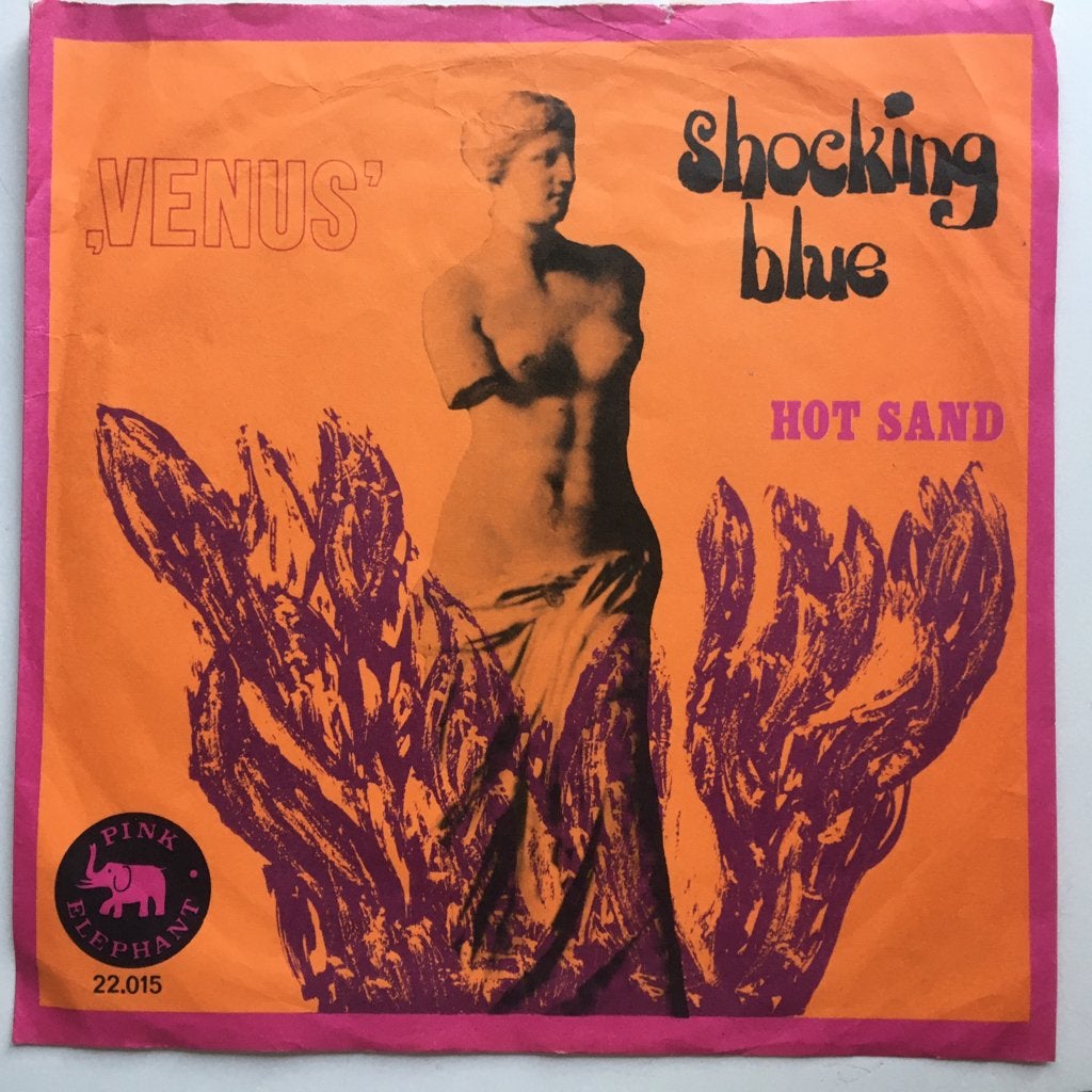 DB35 Shocking blue Venus/Hot sand HOL67 €10, Gebruikt, 7 inch, Ophalen of Verzenden, Fotohoes
