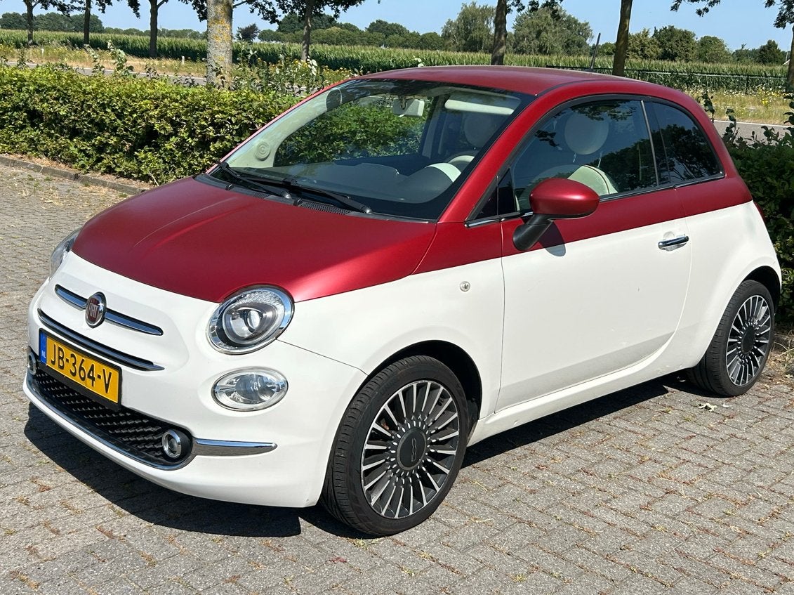 Fiat 500 1.2 C 2016 Wit, Auto's, Fiat, 1242 cc, 4 cilinders, 840 kg, Wit