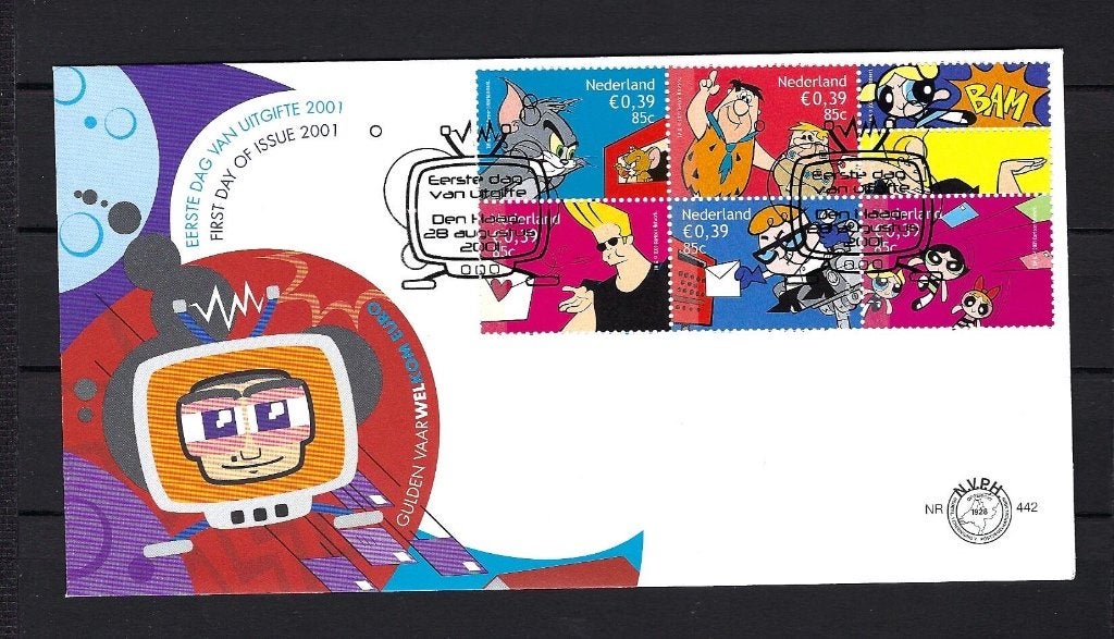 FDC NVPH E442 onbeschreven, Postzegels en Munten, Ophalen of Verzenden, Onbeschreven, Nederland