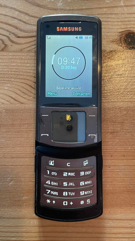 Samsung SGH-U900 Soul, Telecommunicatie, Ophalen of Verzenden, Gebruikt, Zwart, Overige modellen