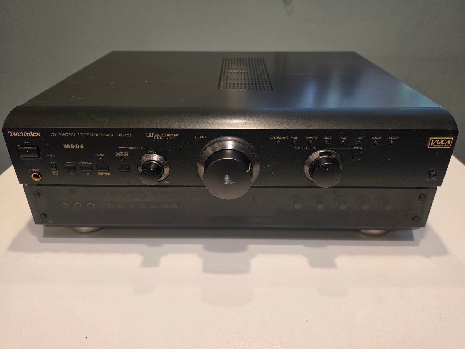 Technics SA-AX7 Stereo Receiver - Krachtige AV-versterker, Gebruikt, 120 watt of meer, Stereo, Ophalen
