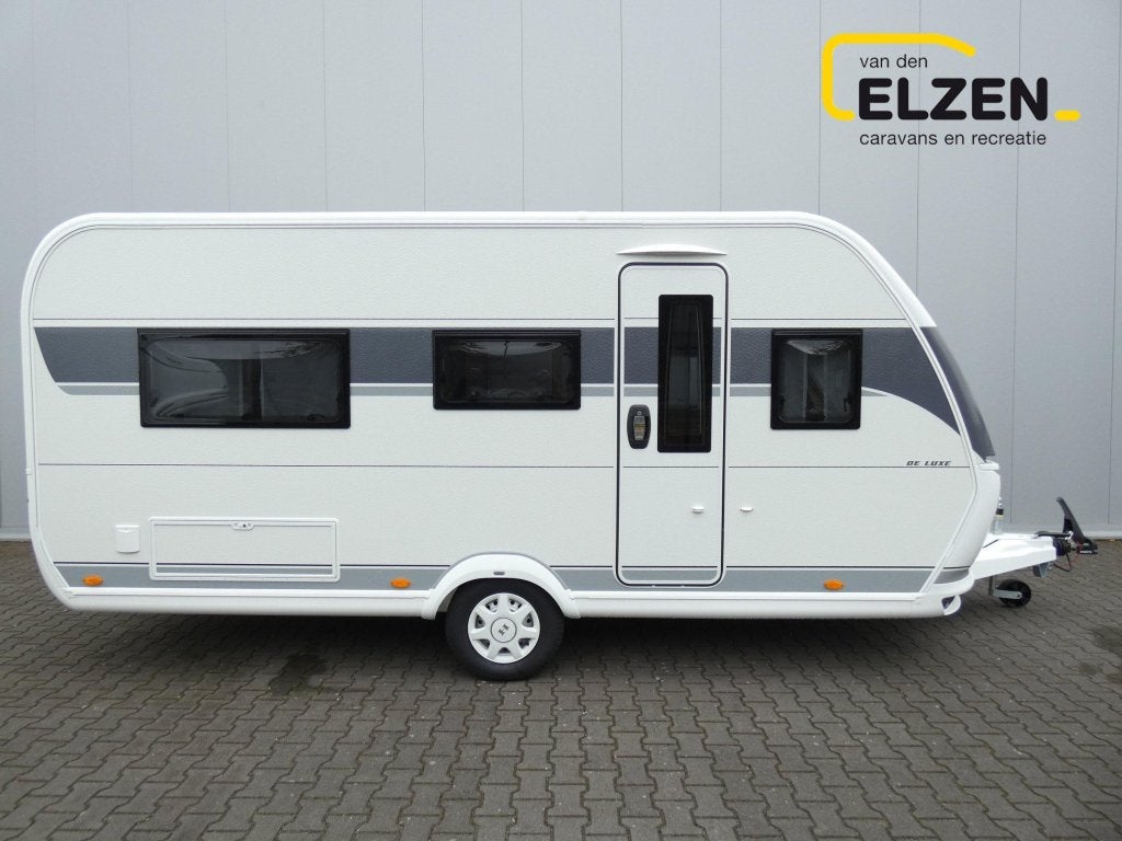 Hobby De Luxe 460 LU Actieprijs, incl. opties, Caravans en Kamperen, Rondzit, Hobby, Bedrijf, 5 tot 6 meter