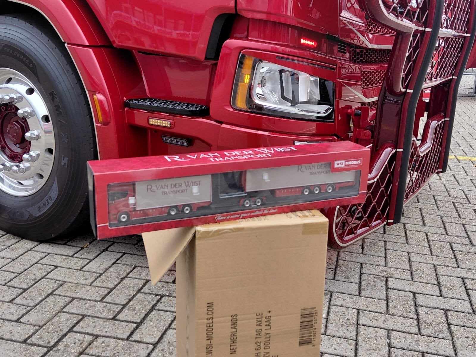 Scania R van der Wijst Transport modeltruck, Overige merken, 1:32 tot 1:50, Nieuw, Ophalen of Verzenden