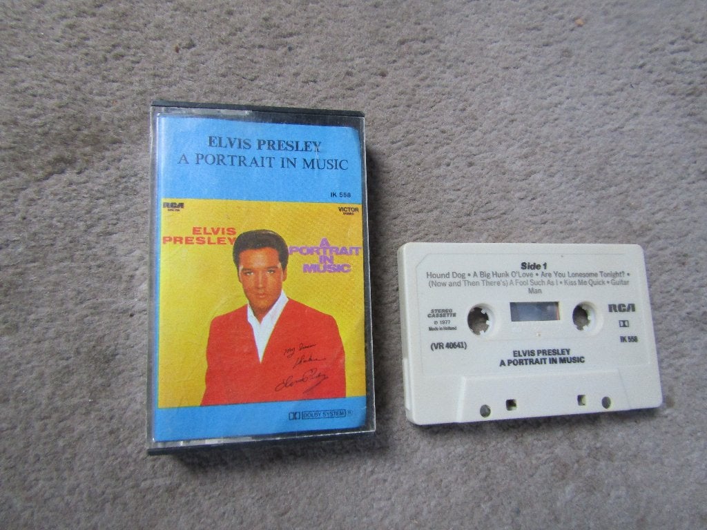 Cassette: Elvis Presley - A portrait in music, Gebruikt, 1 bandje, Ophalen of Verzenden, Origineel