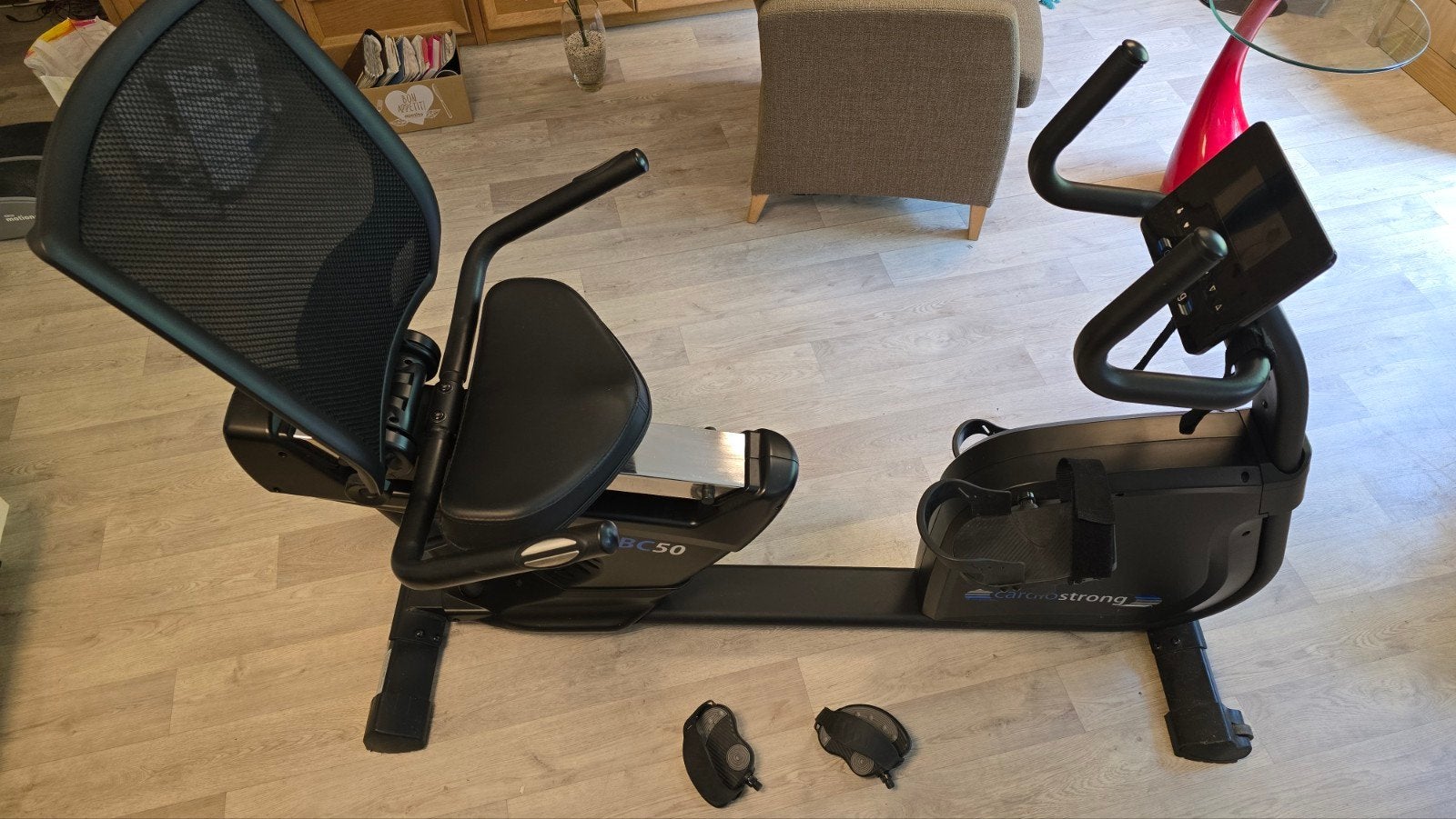 Cardiostrong BC50 Zitfiets Ligfiets - Recumbent Bike, Sport en Fitness, Fitnessapparatuur, Ophalen of Verzenden, Zo goed als nieuw