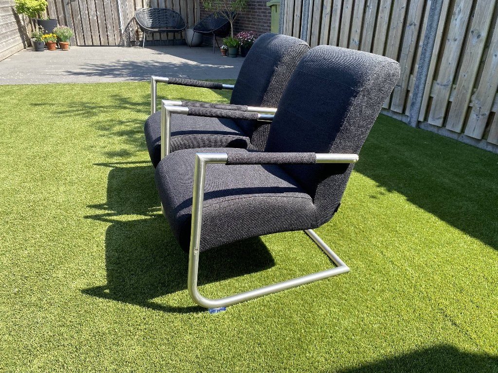 Twee fauteuils van het merk Henders & Hazel, Huis en Inrichting, Ophalen, 75 tot 100 cm, Zo goed als nieuw, Stof